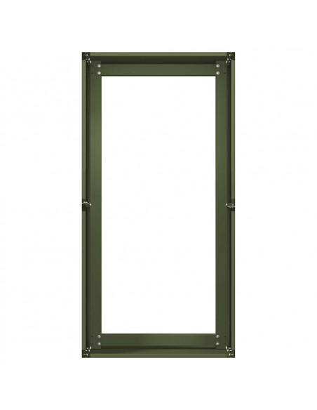 Fioriera Verde Oliva 40x80x40 cm in Acciaio Laminato a Freddo