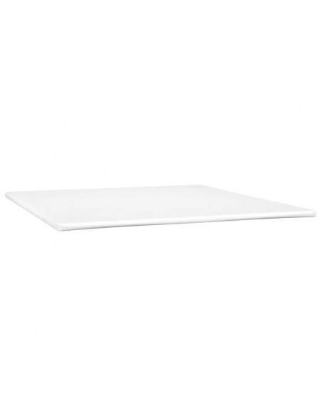 Letto a Molle con Materasso e LED Grigio Scuro 180x220 cm Velluto