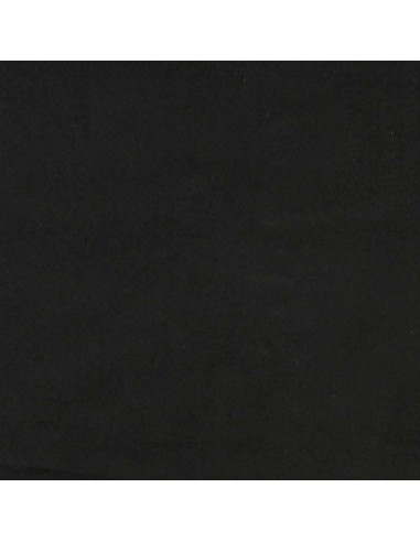 Giroletto a Molle con Materasso Nero 80x220 cm Velluto