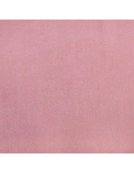 Giroletto a Molle con Materasso Rosa 80x220 cm Velluto