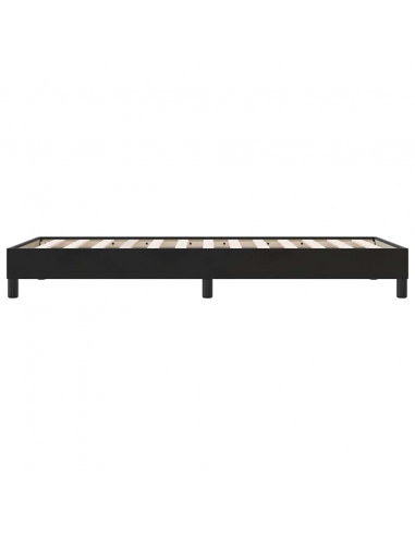 Giroletto a Molle senza Materasso Nero 80x210 cm Velluto