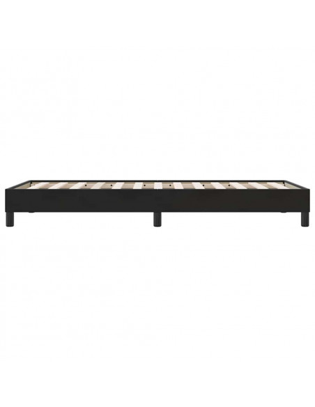 Giroletto a Molle senza Materasso Nero 80x210 cm Velluto