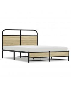 Giroletto senza Materasso Rovere Sonoma 140x190cm in Truciolato