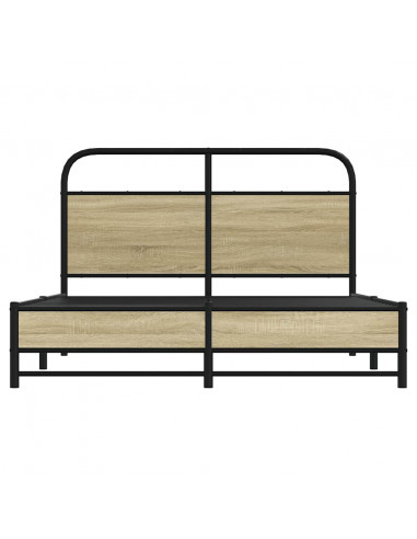 Giroletto senza Materasso Rovere Sonoma 140x190cm in Truciolato