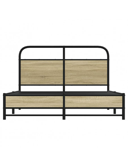 Giroletto senza Materasso Rovere Sonoma 140x190cm in Truciolato
