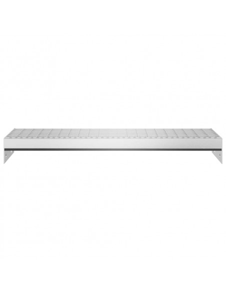 Gradino in Griglia 60x24x7 cm Acciaio Zincato