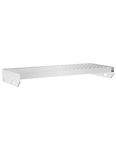 Gradino in Griglia 60x24x7 cm Acciaio Zincato