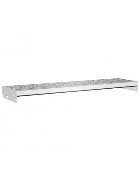 Gradino in Griglia 90x24x7 cm Acciaio Zincato
