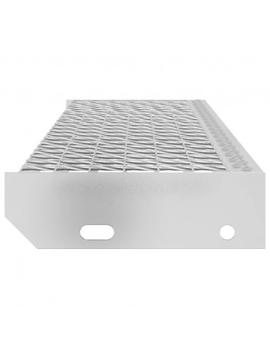 Gradino in Griglia 90x24x7 cm Acciaio Zincato