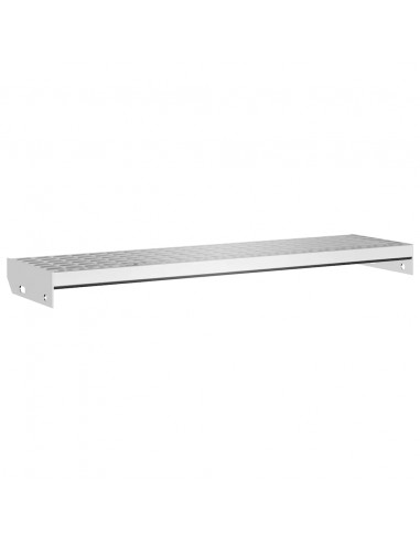 Gradino in Griglia 90x24x7 cm Acciaio Zincato