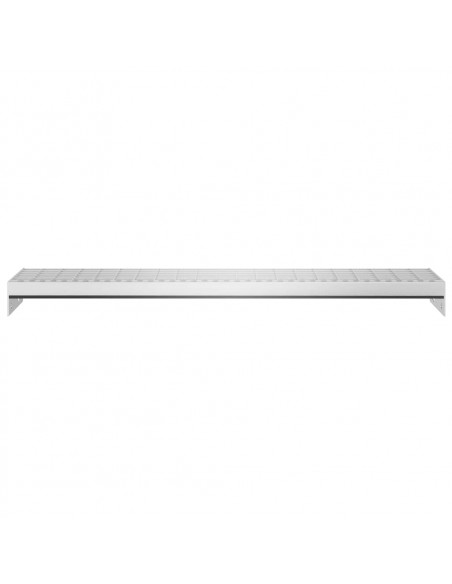 Gradino in Griglia 90x24x7 cm Acciaio Zincato
