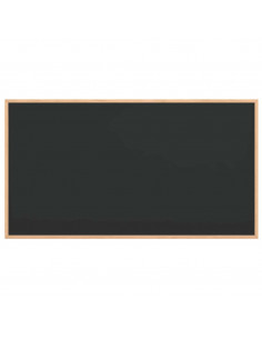 Lavagna con Cornice in Legno Massello di Pino Nero 100x55 cm 2