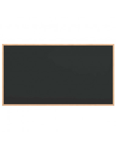 Lavagna con Cornice in Legno Massello di Pino Nero 100x55 cm