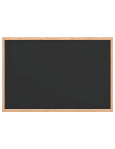 Lavagna con Cornice in Legno Massello di Pino Nero 60x40 cm