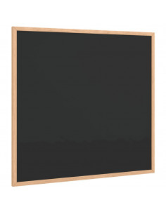 Lavagna con Cornice in Legno Massello di Pino Nero 60x55 cm