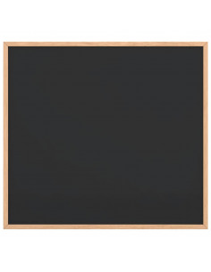 Lavagna con Cornice in Legno Massello di Pino Nero 60x55 cm 2