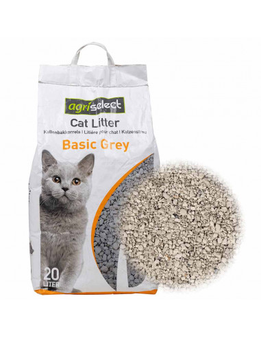 Lettiera per Gatti Bentonite Grana Grossa 20 L