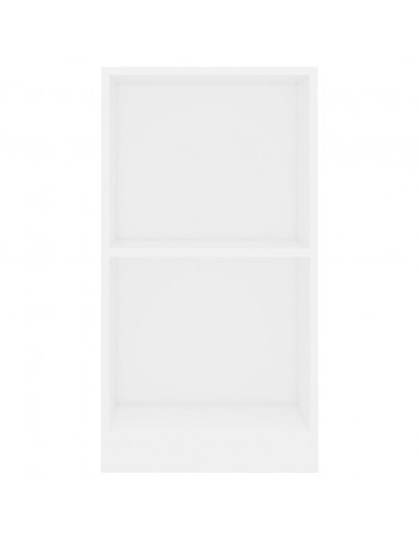 Libreria Bianca 40x24x75 cm in Legno Multistrato