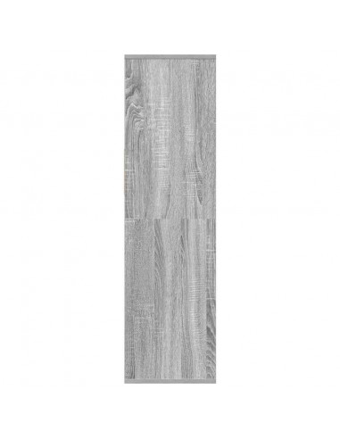 Libreria Grigio Sonoma 34x31x112 cm in Legno Multistrato