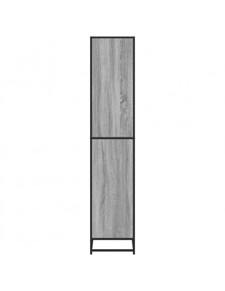 Libreria Grigio Sonoma 80,5x35x170,5 cm in Truciolato