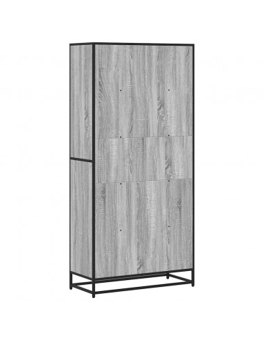 Libreria Grigio Sonoma 80,5x35x170,5 cm in Truciolato