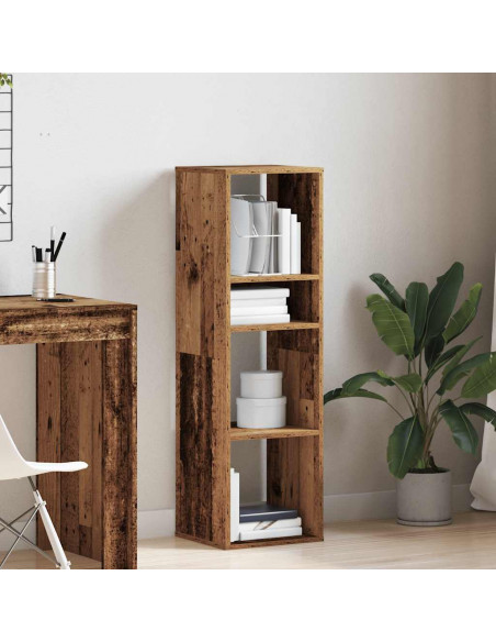 Libreria Legno Antico 34x31x112 cm in Legno Multistrato