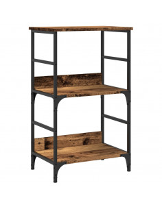 Libreria Legno Antico 50x33x82 cm in Legno Multistrato