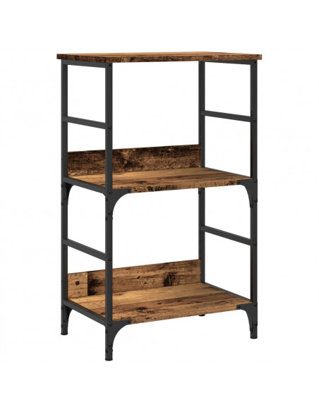 Libreria Legno Antico 50x33x82 cm in Legno Multistrato
