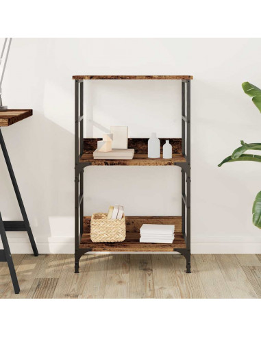 Libreria Legno Antico 50x33x82 cm in Legno Multistrato