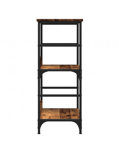 Libreria Legno Antico 50x33x82 cm in Legno Multistrato