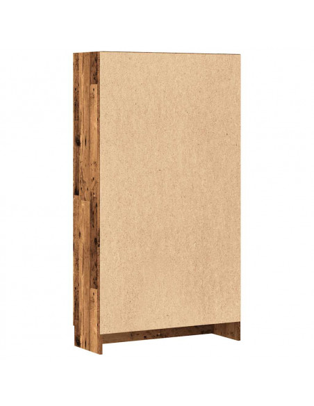 Libreria Legno Antico 82,5x30,5x150 cm in Legno Multistrato