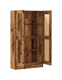 Libreria Legno Antico 82,5x30,5x150 cm in Legno Multistrato 2