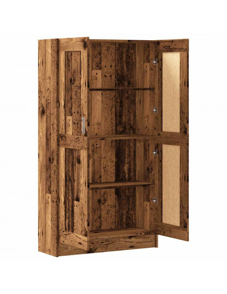 Libreria Legno Antico 82,5x30,5x150 cm in Legno Multistrato