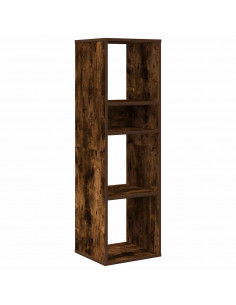 Libreria Rovere Fumo 34x31x112 cm in Legno Multistrato
