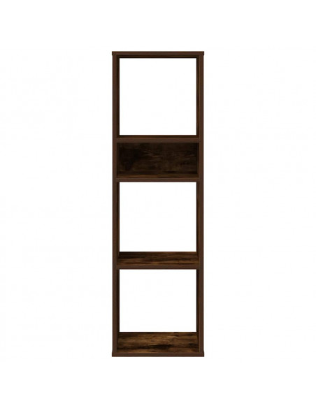 Libreria Rovere Fumo 34x31x112 cm in Legno Multistrato