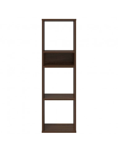 Libreria Rovere Marrone 34x31x112 cm in Legno Multistrato