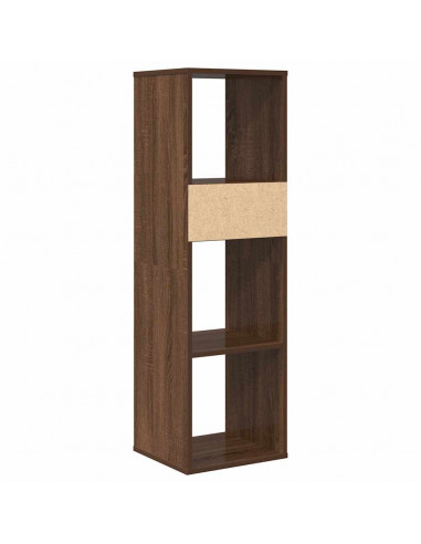 Libreria Rovere Marrone 34x31x112 cm in Legno Multistrato