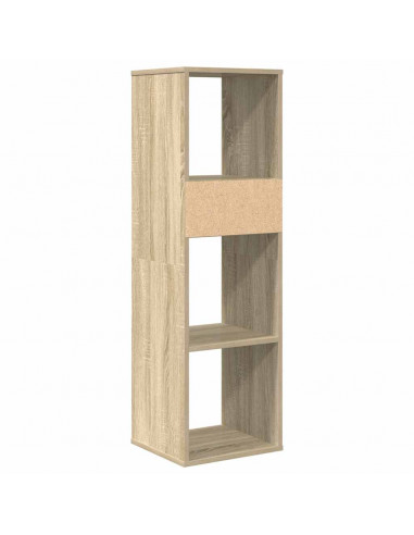 Libreria Rovere Sonoma 34x31x112 cm in Legno Multistrato
