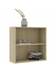 Libreria Rovere Sonoma 80x30x76,5 cm in Legno Multistrato 2