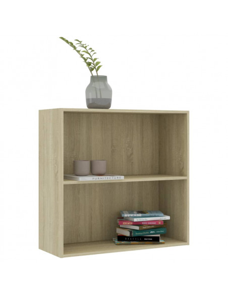 Libreria Rovere Sonoma 80x30x76,5 cm in Legno Multistrato