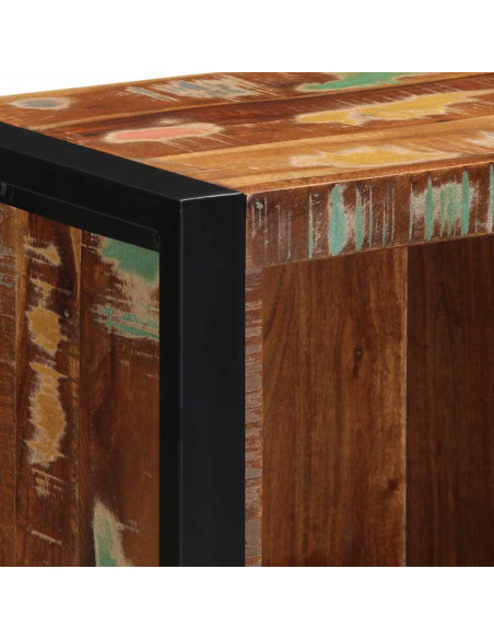 Mobile da Bagno 40x30x90 cm in Legno Massello di Recupero