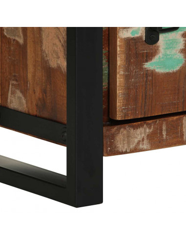 Mobile da Bagno 40x30x90 cm in Legno Massello di Recupero
