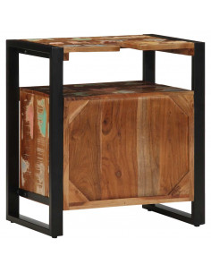 Mobile da Bagno 55x35x60 cm in Legno Massello di Recupero