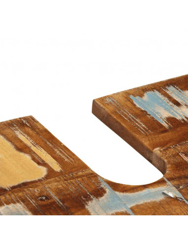 Mobile da Bagno 55x35x60 cm in Legno Massello di Recupero