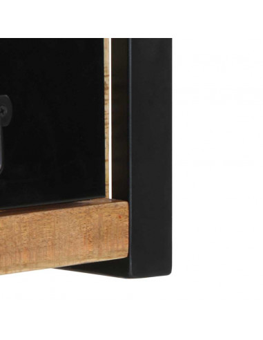 Mobile Porta TV 100x30x25 cm in Legno Massello di Mango Grezzo