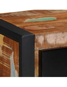 Mobile Porta TV 100x30x25 cm in Legno Massello di Recupero 2