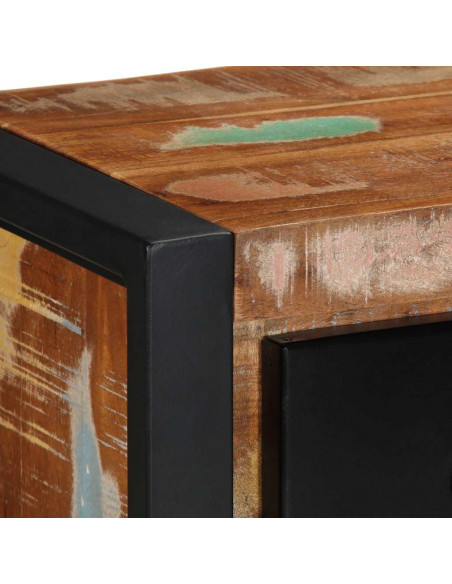 Mobile Porta TV 100x30x25 cm in Legno Massello di Recupero