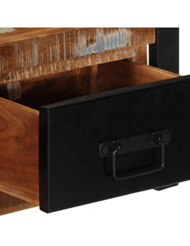 Mobile Porta TV 100x30x25 cm in Legno Massello di Recupero