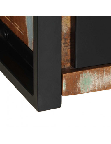 Mobile Porta TV 100x30x25 cm in Legno Massello di Recupero