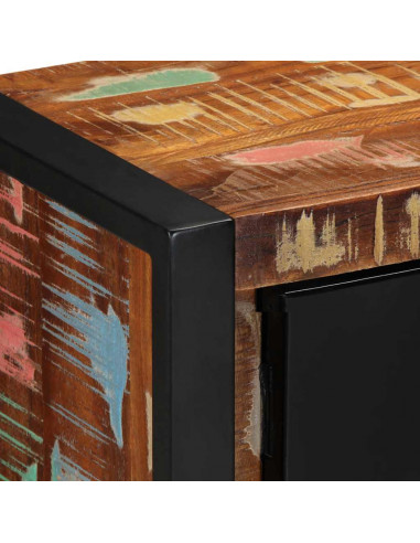 Mobile Porta TV 80x30x35 cm in Legno Massello di Recupero